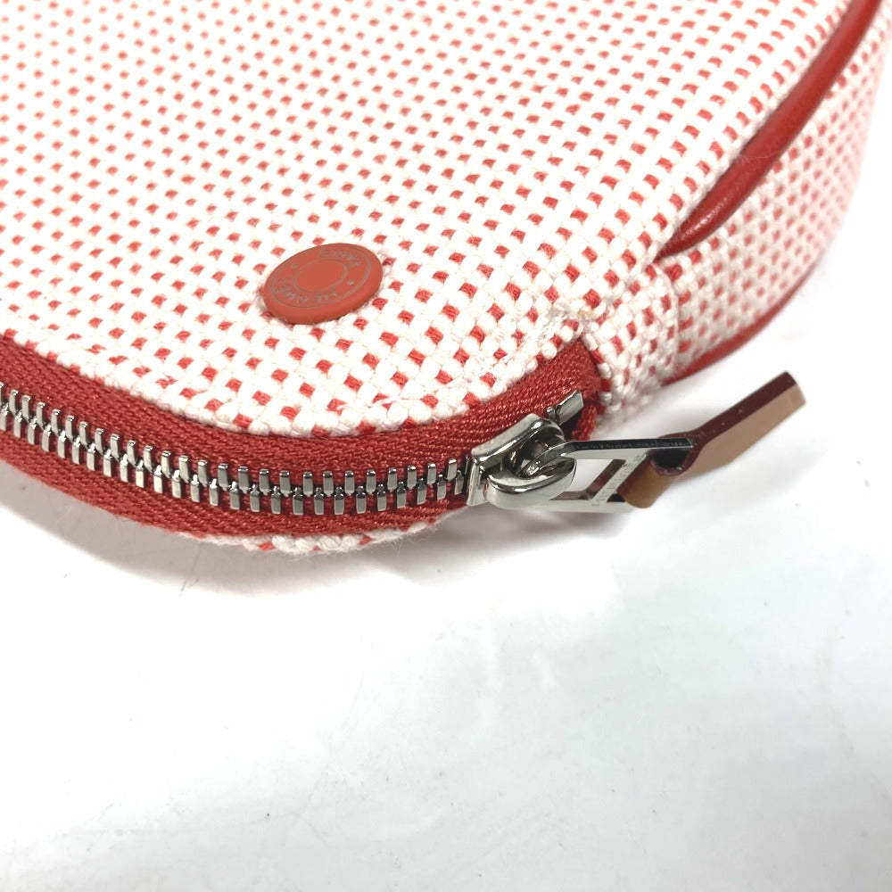 HERMES Pouch H103607M 02 cotton Orange Echape
