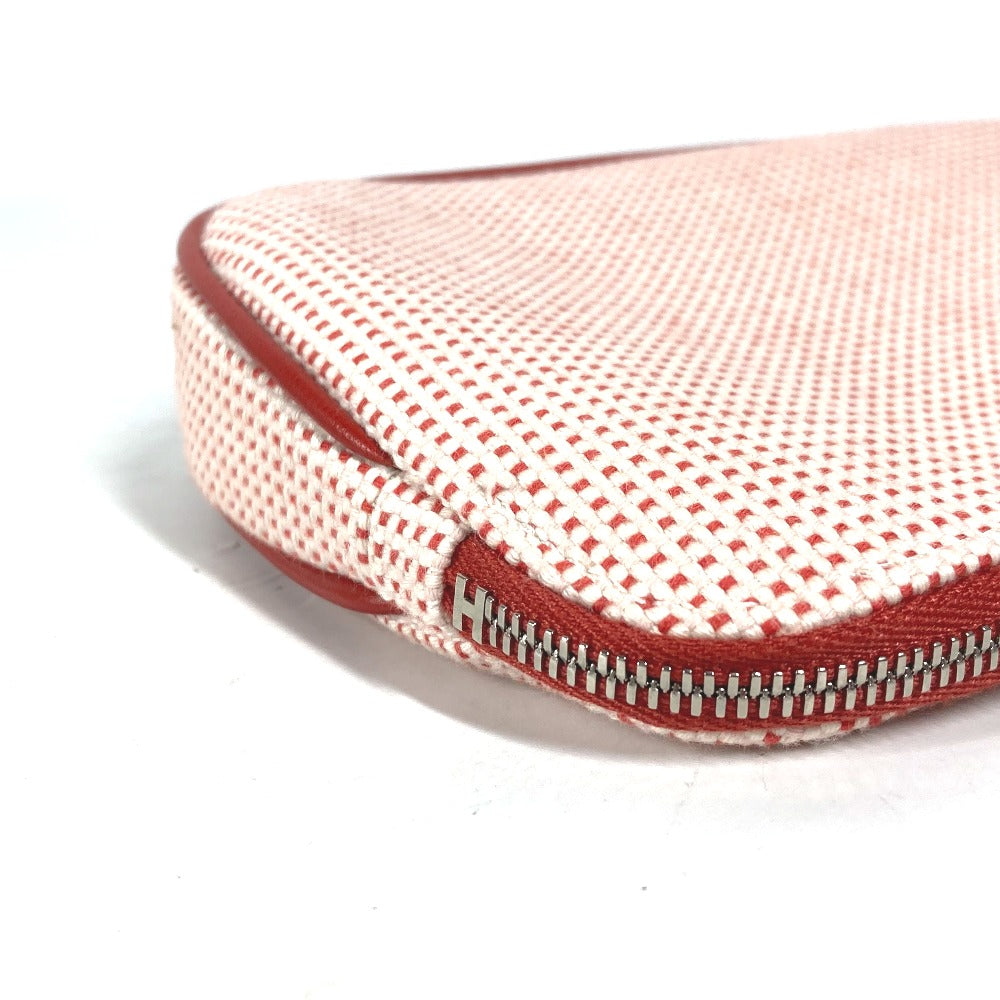 HERMES Pouch H103607M 02 cotton Orange Echape