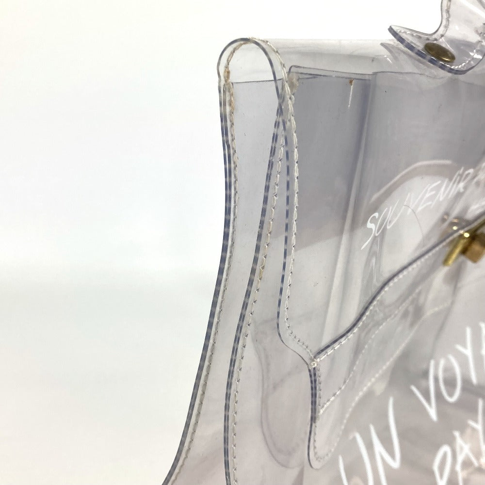 HERMES Handbag Plastics clear Plastics Kelly