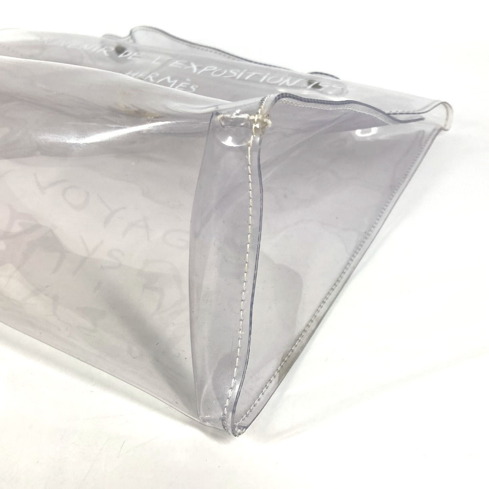 HERMES Handbag Plastics clear Plastics Kelly