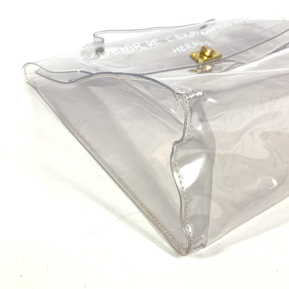 HERMES Handbag Plastics clear Plastics Kelly
