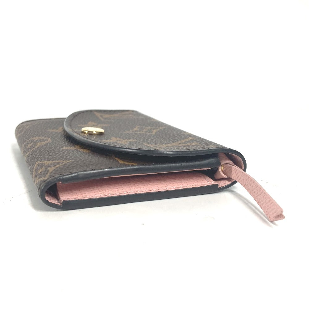 LOUIS VUITTON Coin case M62361 Monogram canvas Brown Monogram Portomonet Rosali Women Used
