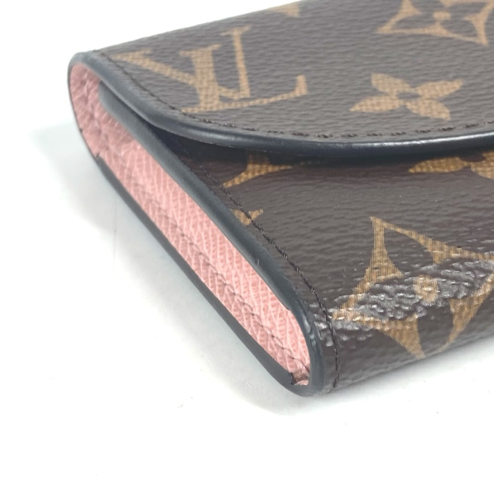 LOUIS VUITTON Coin case M62361 Monogram canvas Brown Monogram Portomonet Rosali Women Used