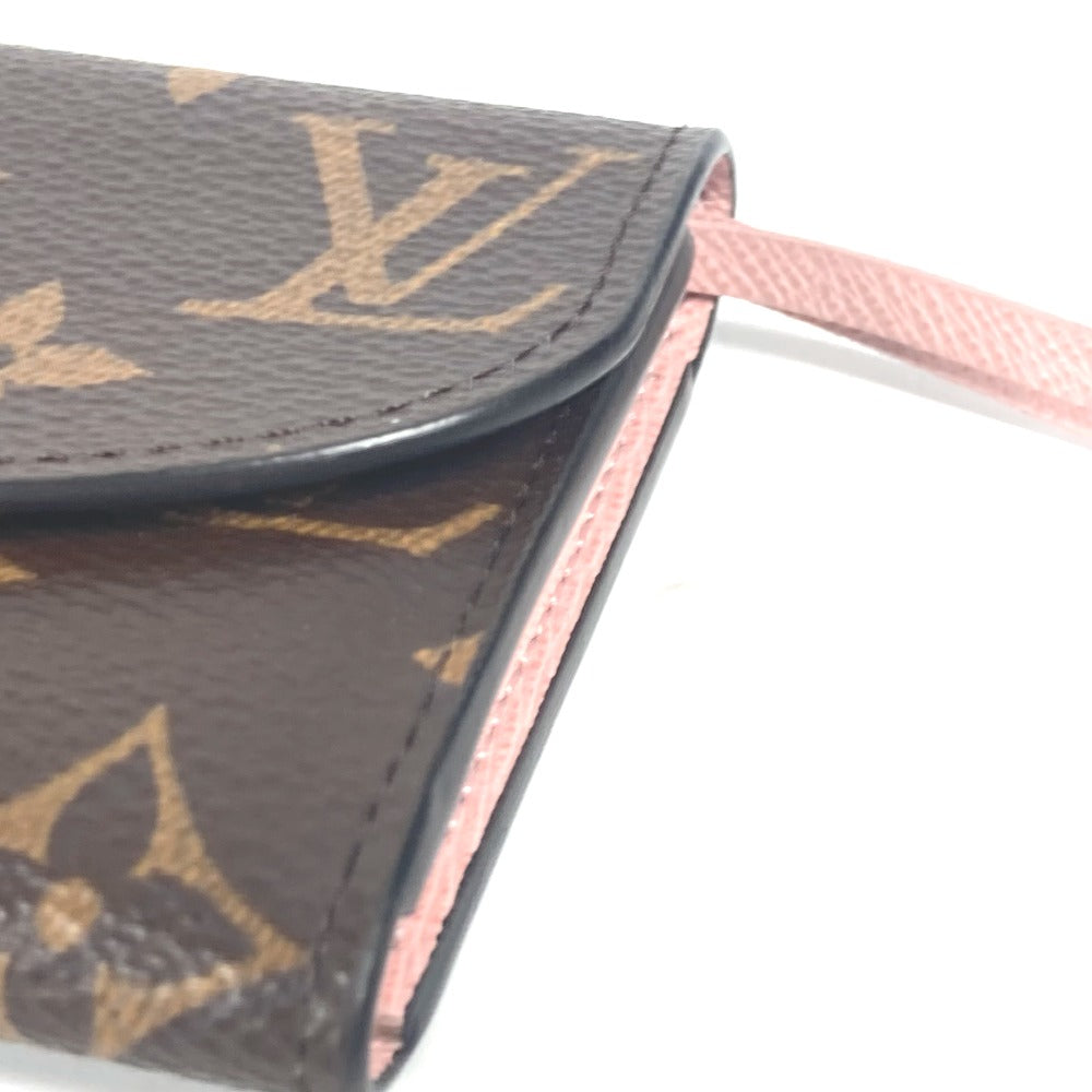 LOUIS VUITTON Coin case M62361 Monogram canvas Brown Monogram Portomonet Rosali Women Used