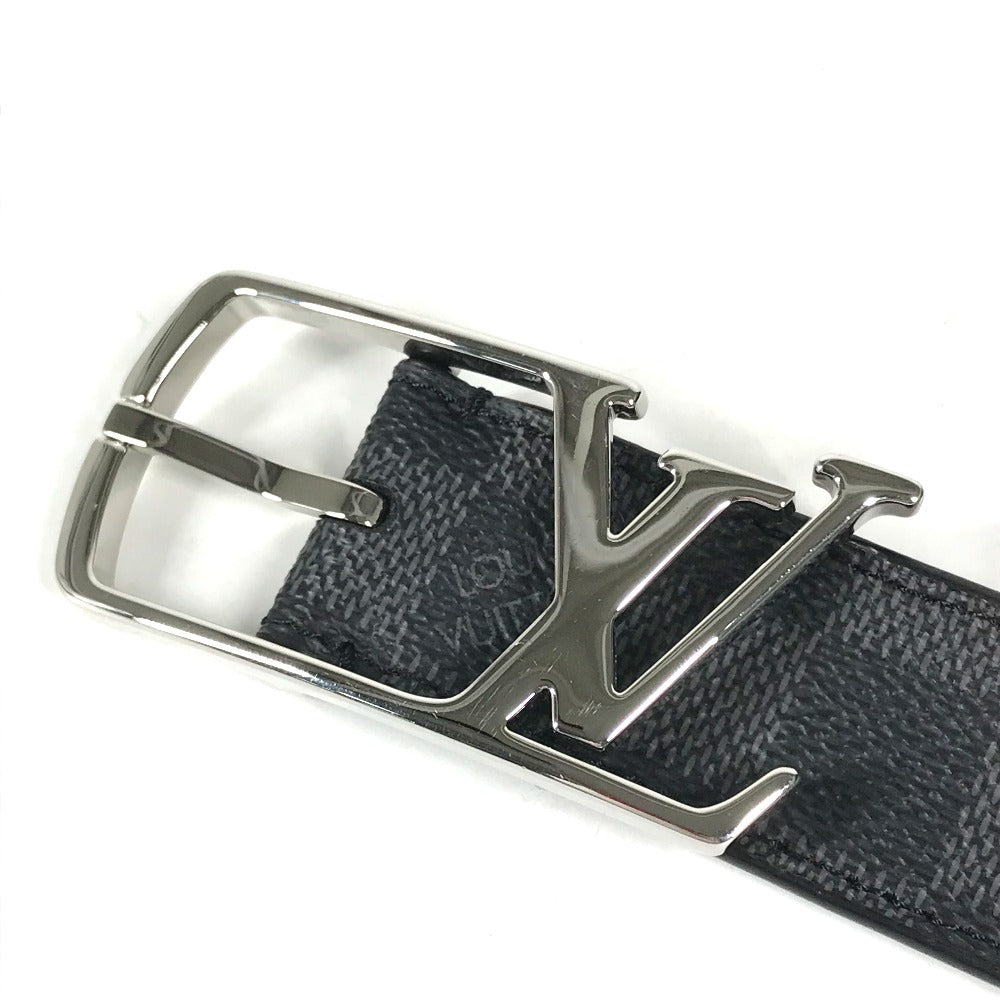 LOUIS VUITTON belt M6057T Damier Grafitto Canvas black Damier Grafitte Saint Tulle Neogram 95