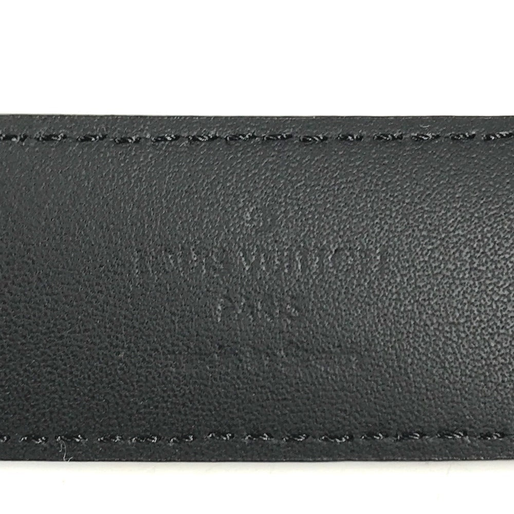 LOUIS VUITTON belt M6057T Damier Grafitto Canvas black Damier Grafitte Saint Tulle Neogram 95