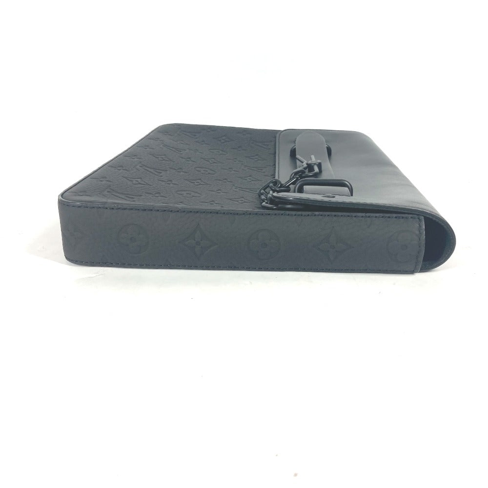 LOUIS VUITTON Clutch bag M80140 Taurillon Clemence Leather black Taurillon Clemence Monogram pochette steamer