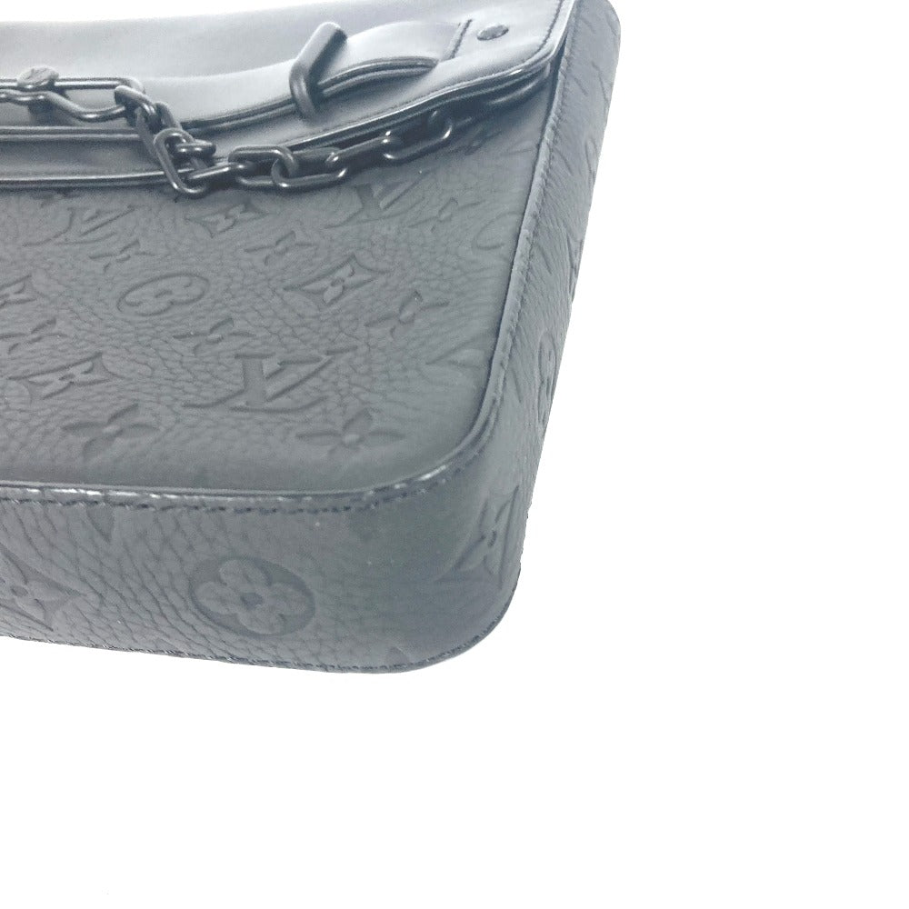 LOUIS VUITTON Clutch bag M80140 Taurillon Clemence Leather black Taurillon Clemence Monogram pochette steamer