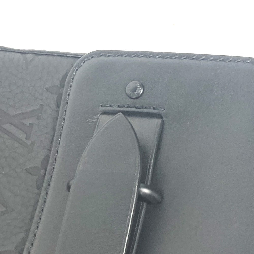 LOUIS VUITTON Clutch bag M80140 Taurillon Clemence Leather black Taurillon Clemence Monogram pochette steamer