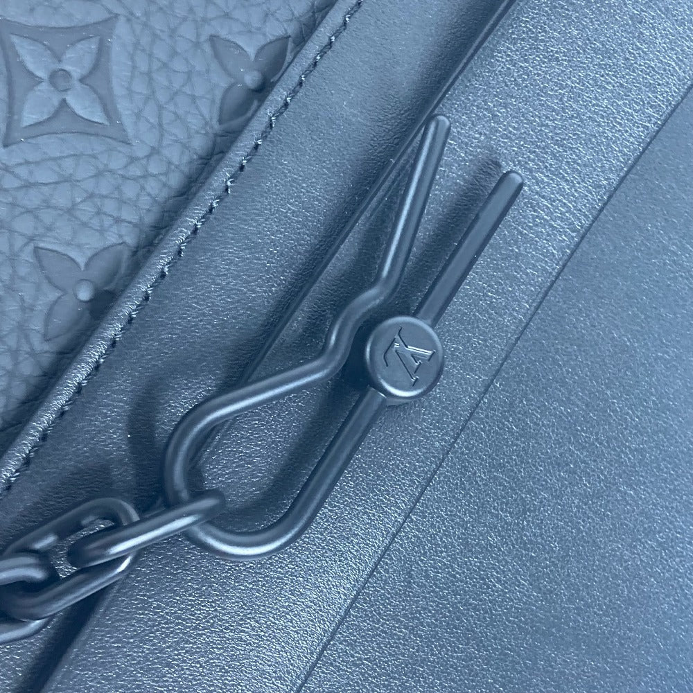 LOUIS VUITTON Clutch bag M80140 Taurillon Clemence Leather black Taurillon Clemence Monogram pochette steamer