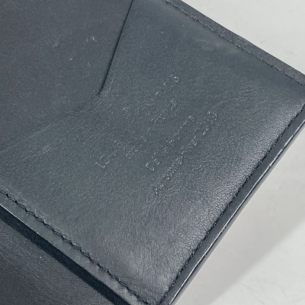 LOUIS VUITTON Card Case M30348 Taiga Leather black Taiga Organizer De Poch