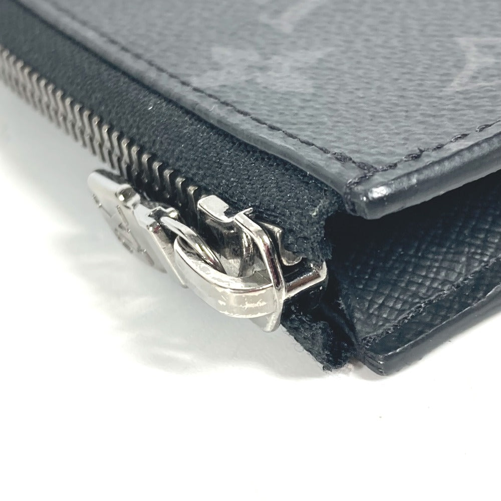 LOUIS VUITTON Coin case M63536 Monogram Eclipse Canvas black Monogram Eclipse Portemonejour mens Used