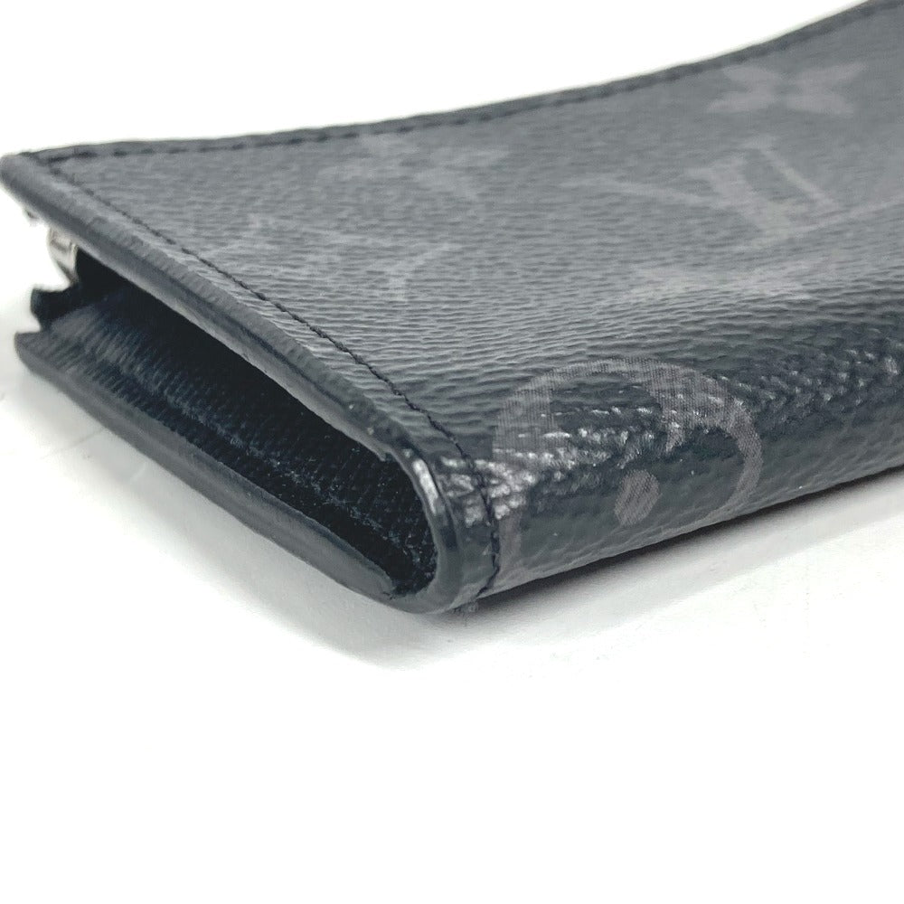 LOUIS VUITTON Coin case M63536 Monogram Eclipse Canvas black Monogram Eclipse Portemonejour mens Used