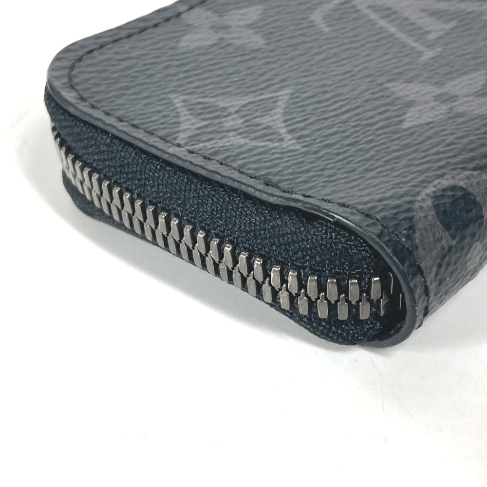 LOUIS VUITTON Coin case M63536 Monogram Eclipse Canvas black Monogram Eclipse Portemonejour mens Used