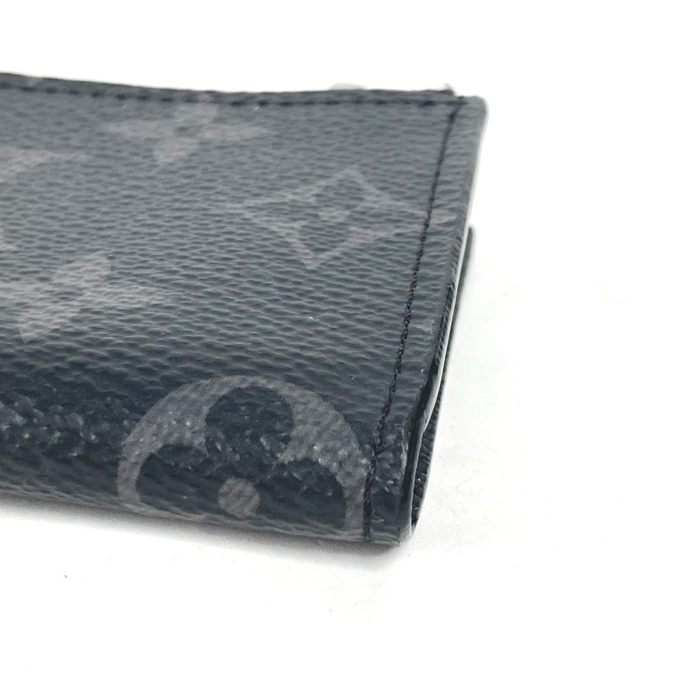 LOUIS VUITTON Coin case M63536 Monogram Eclipse Canvas black Monogram Eclipse Portemonejour mens Used
