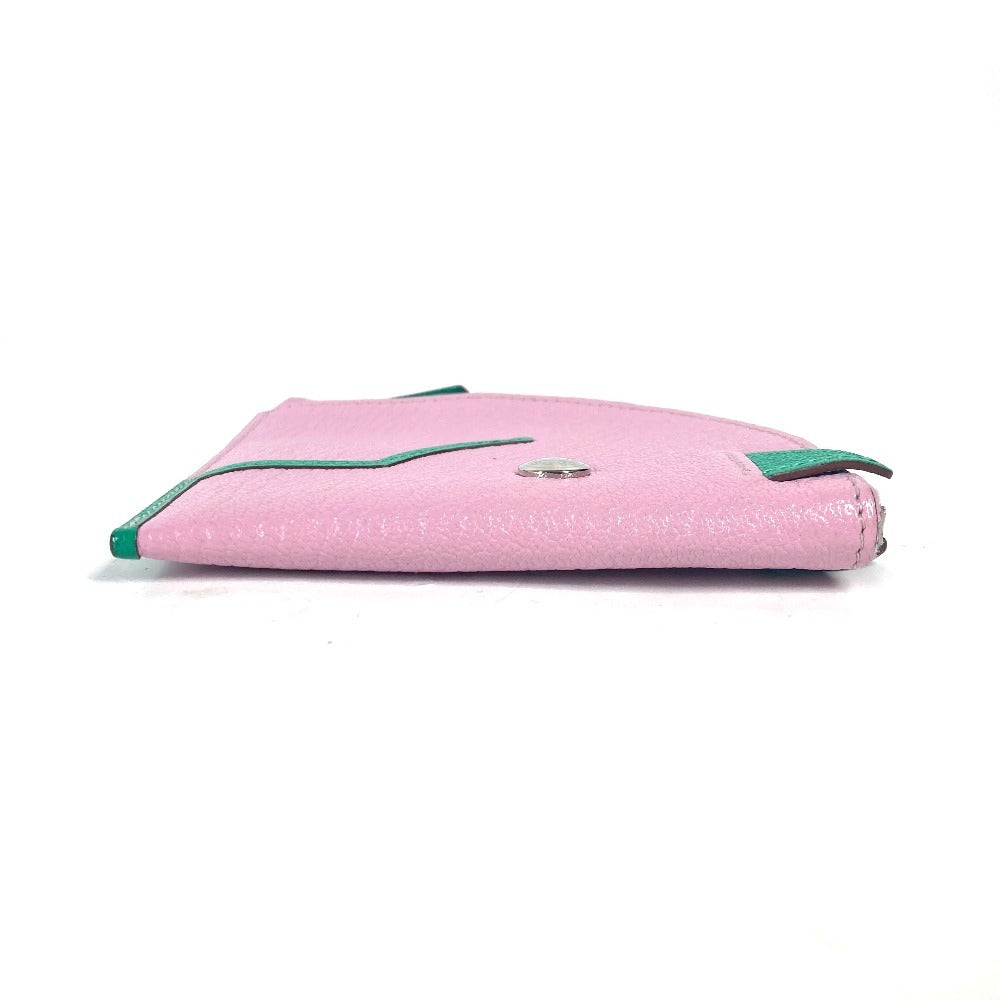 HERMES Coin case Shave pink Paddock Cheval Horse