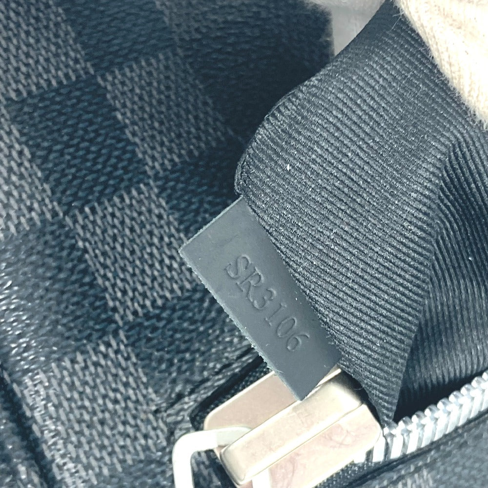 LOUIS VUITTON Business bag N23211 Damier Grafitto Canvas black Damier Grafitte Horizon mens Used