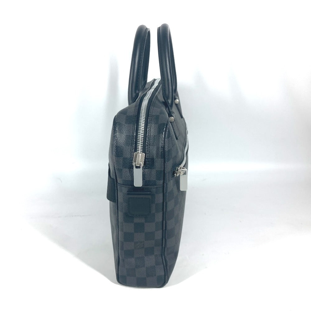 LOUIS VUITTON Business bag N23211 Damier Grafitto Canvas black Damier Grafitte Horizon mens Used