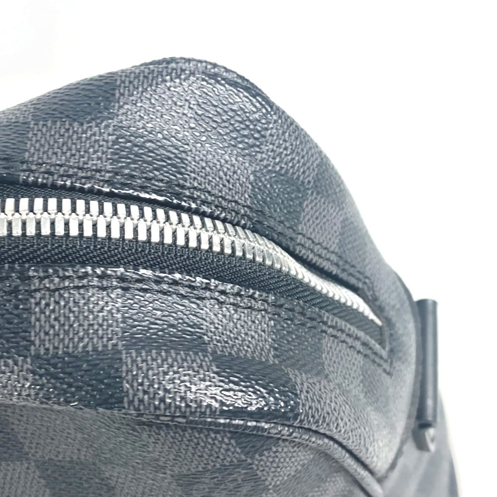 LOUIS VUITTON Business bag N23211 Damier Grafitto Canvas black Damier Grafitte Horizon mens Used