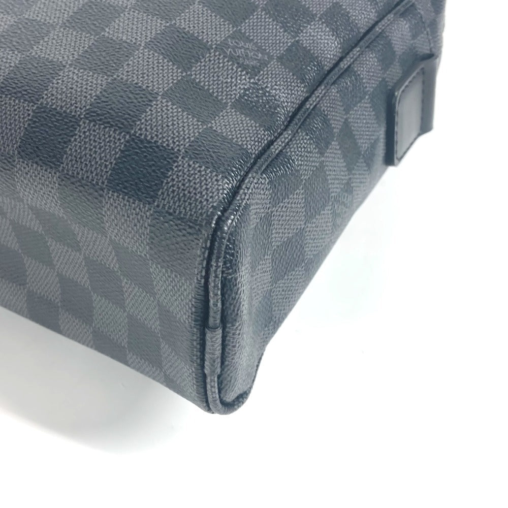 LOUIS VUITTON Business bag N23211 Damier Grafitto Canvas black Damier Grafitte Horizon mens Used