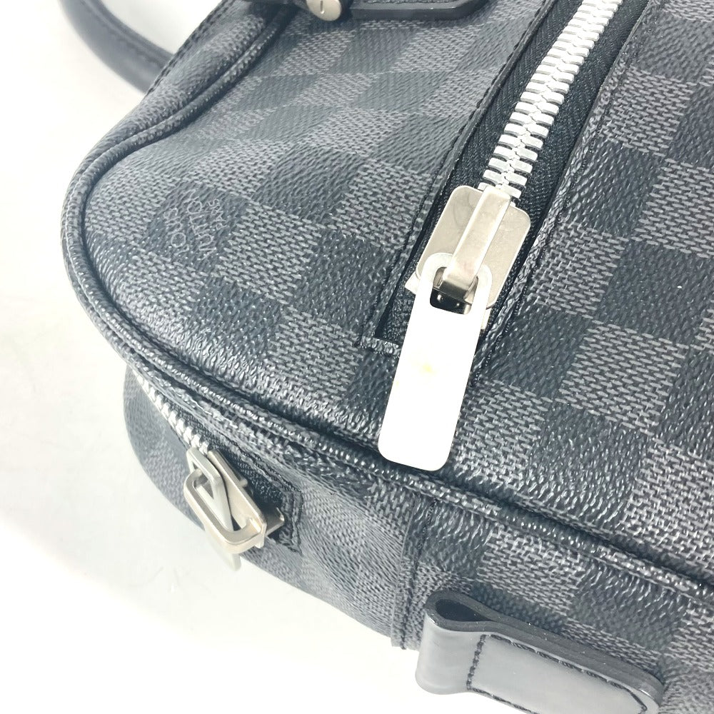 LOUIS VUITTON Business bag N23211 Damier Grafitto Canvas black Damier Grafitte Horizon mens Used