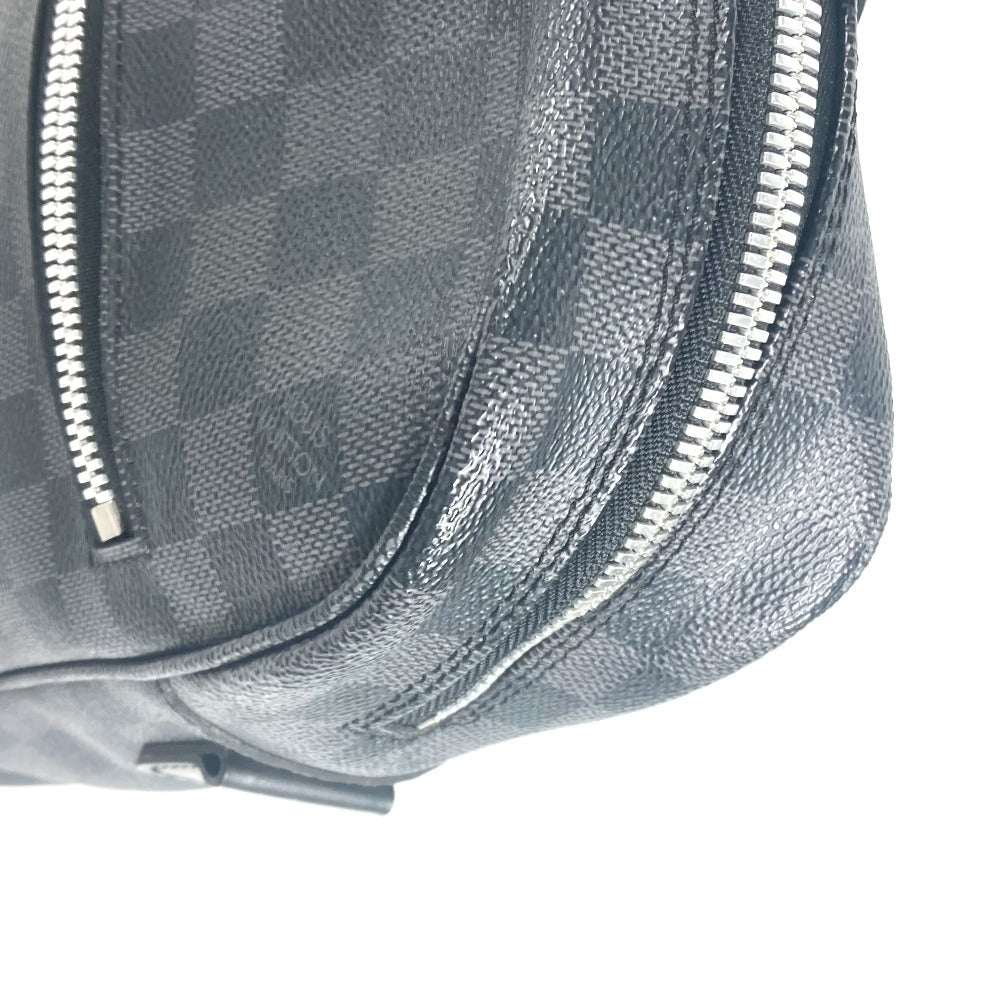 LOUIS VUITTON Business bag N23211 Damier Grafitto Canvas black Damier Grafitte Horizon mens Used