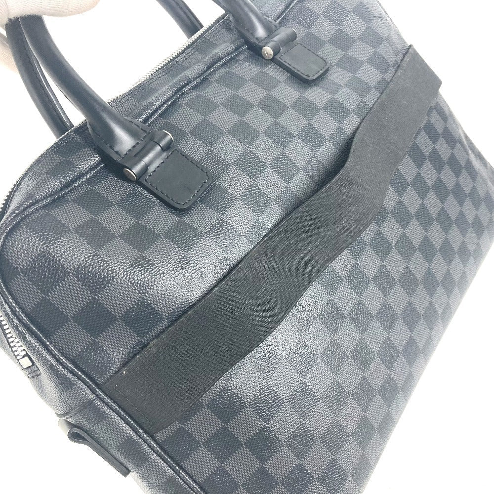LOUIS VUITTON Business bag N23211 Damier Grafitto Canvas black Damier Grafitte Horizon mens Used