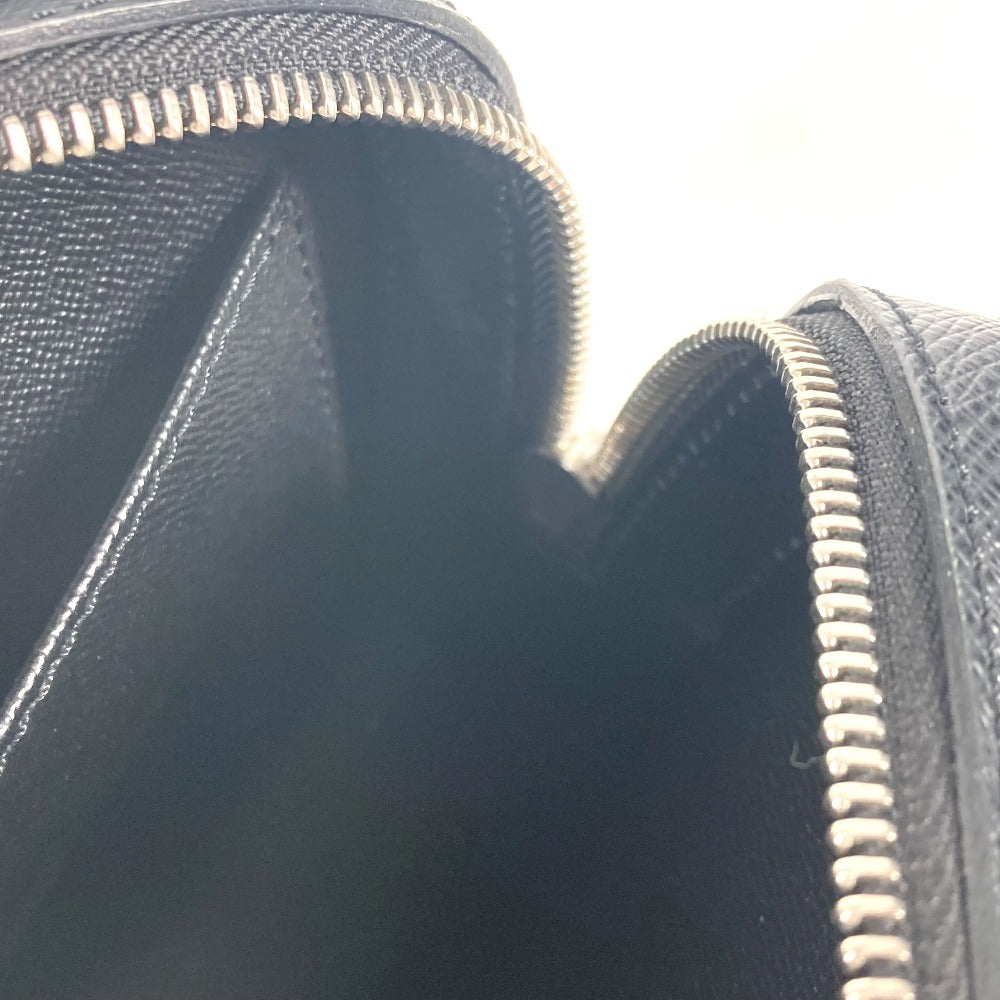 LOUIS VUITTON business bag M30182 Taiga Leather black Taiga Baikal mens Used