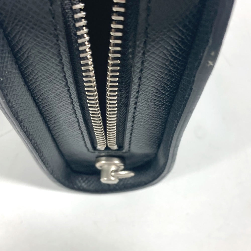 LOUIS VUITTON business bag M30182 Taiga Leather black Taiga Baikal mens Used