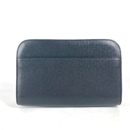 LOUIS VUITTON business bag M30182 Taiga Leather black Taiga Baikal mens Used
