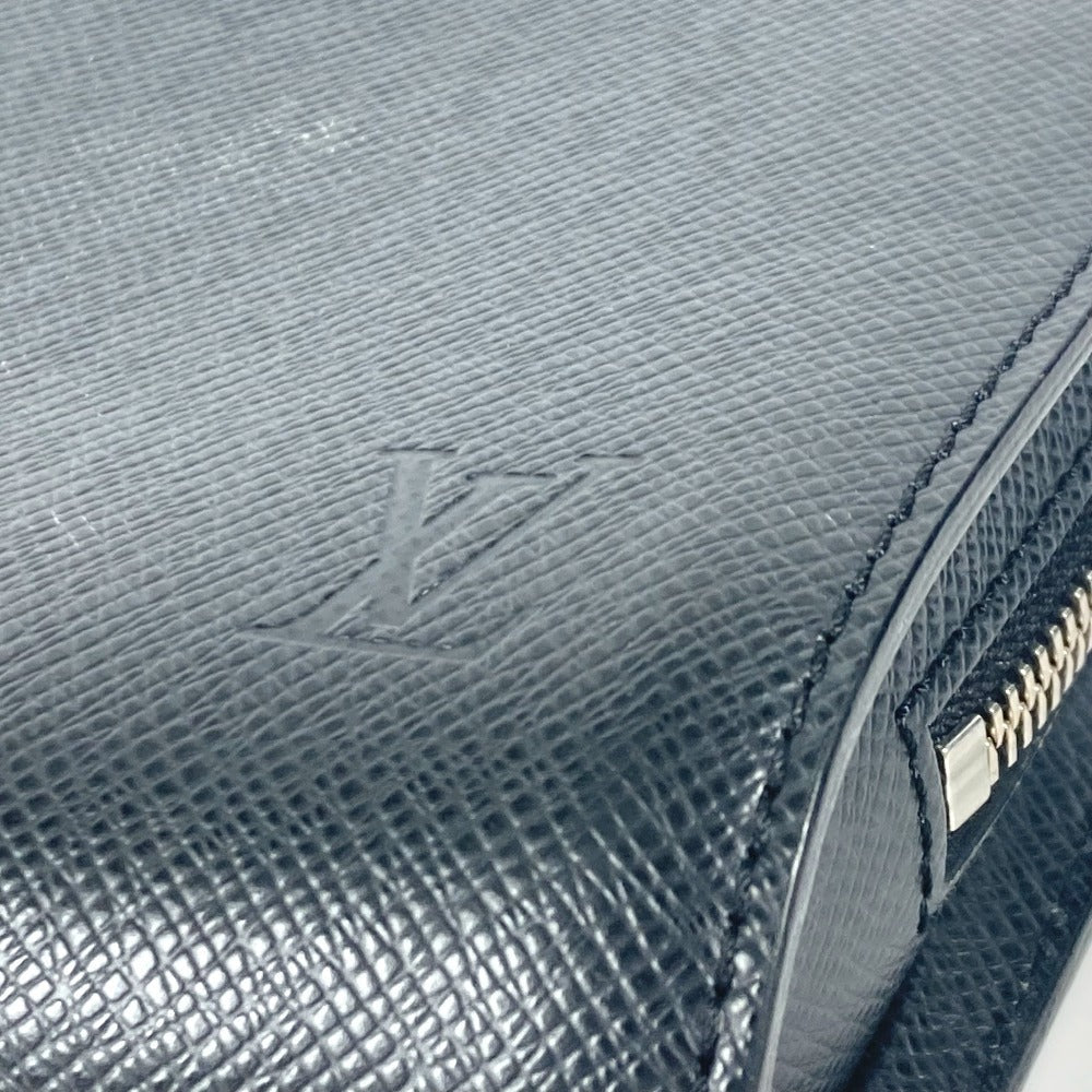 LOUIS VUITTON business bag M30182 Taiga Leather black Taiga Baikal mens Used