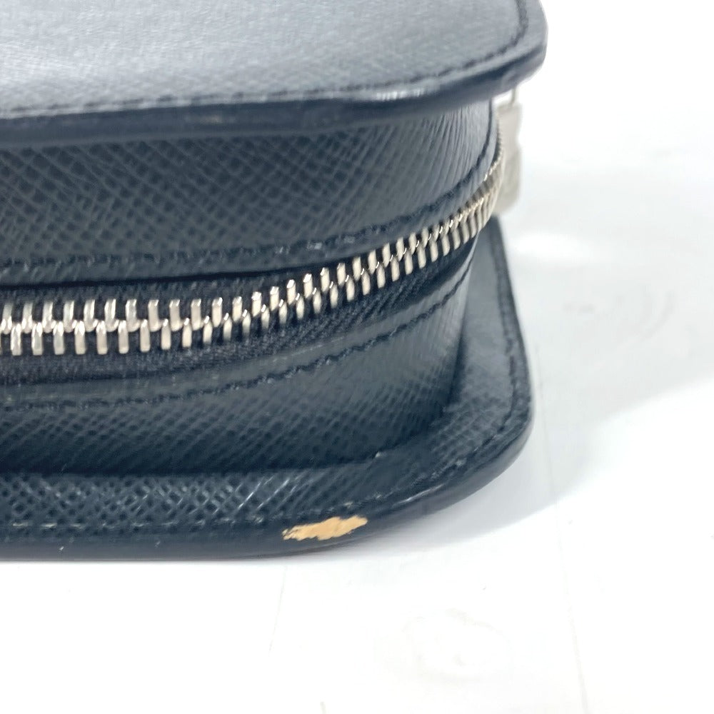 LOUIS VUITTON business bag M30182 Taiga Leather black Taiga Baikal mens Used