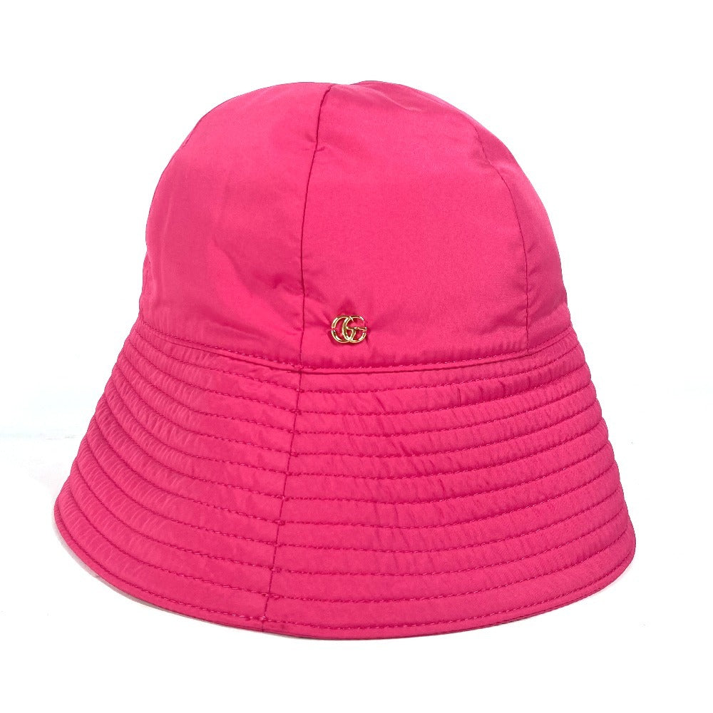 GUCCI hat 729470 polyester pink GG Women S Used
