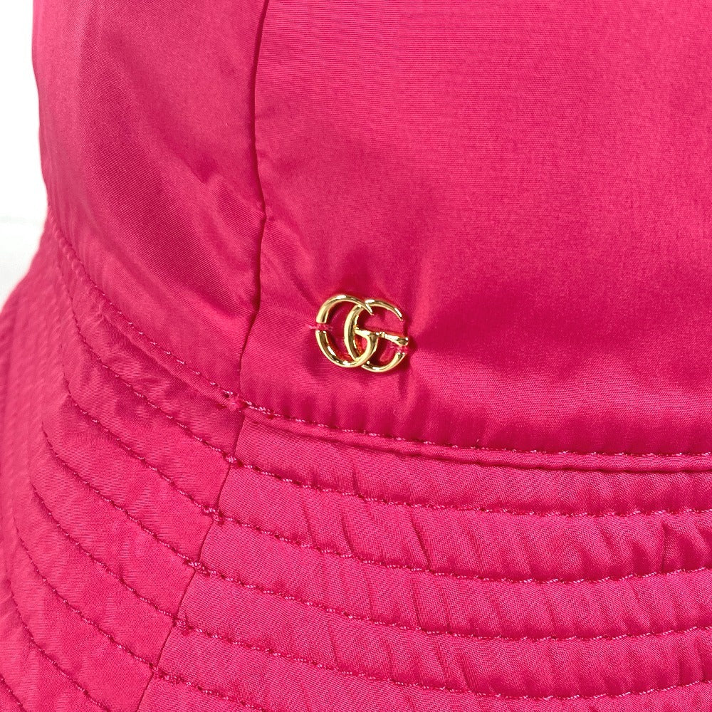 GUCCI hat 729470 polyester pink GG Women S Used