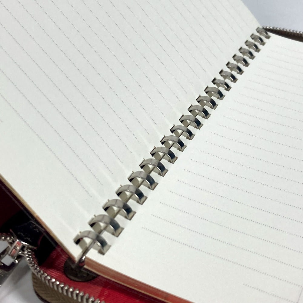 HERMES Notebook cover Epsom gray Zip Around Agenda Silky Daily GM unisex(Unisex) Used