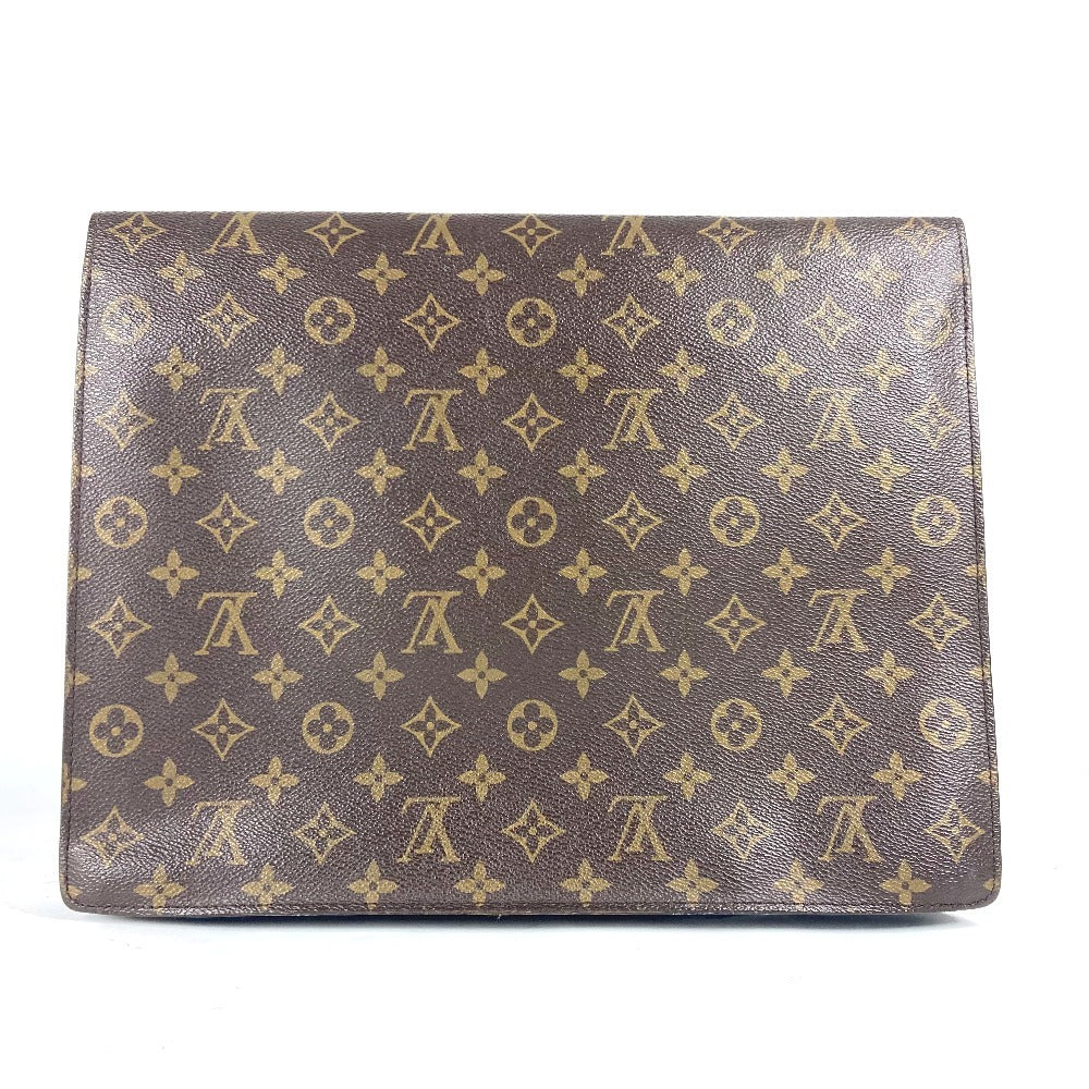 LOUIS VUITTON Clutch bag M53335 Monogram canvas Brown Monogram Porte Document Senator unisex(Unisex) Used