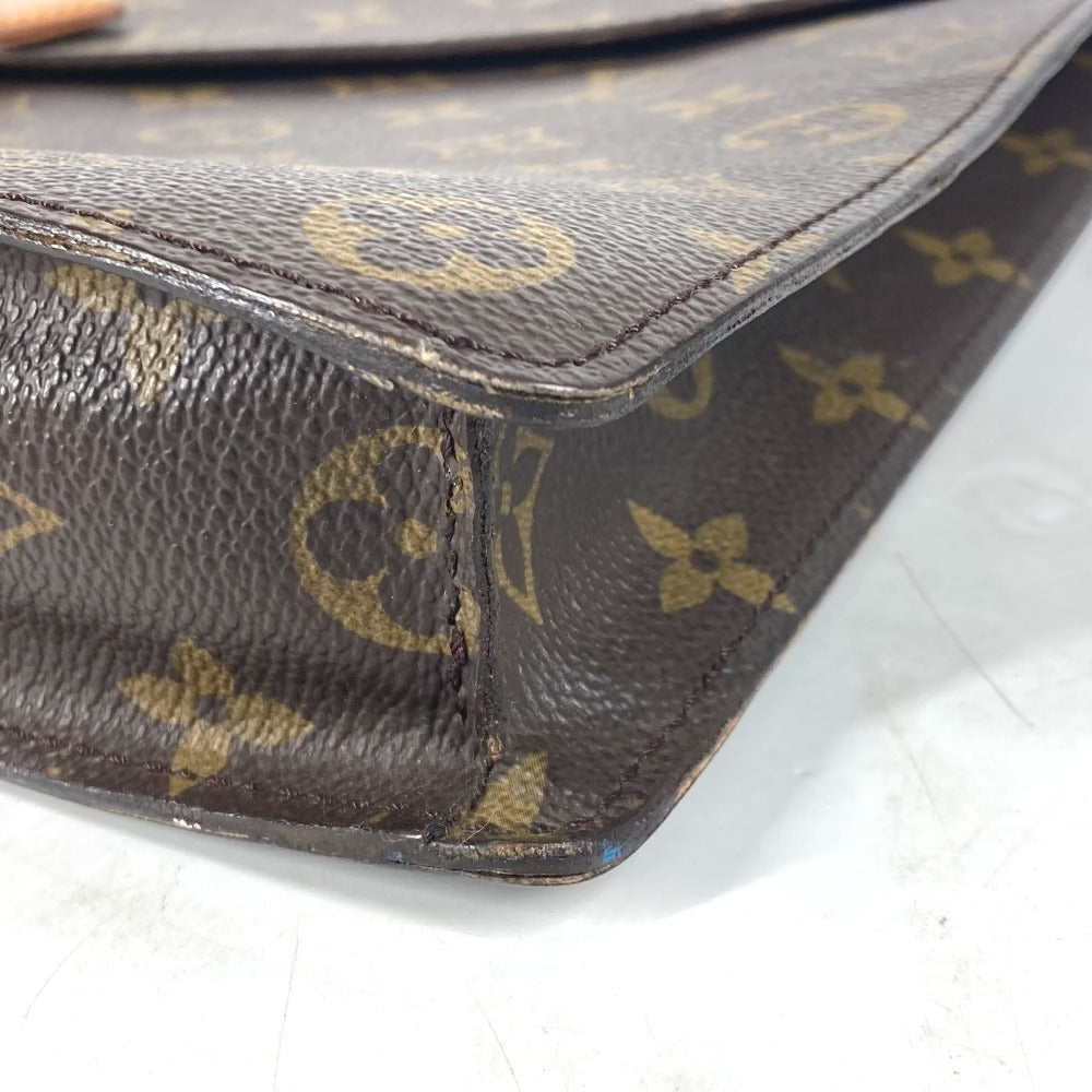 LOUIS VUITTON Clutch bag M53335 Monogram canvas Brown Monogram Porte Document Senator unisex(Unisex) Used