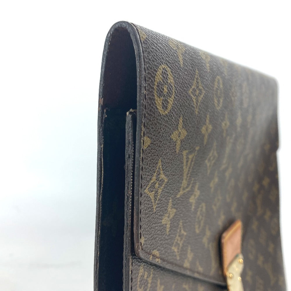 LOUIS VUITTON Clutch bag M53335 Monogram canvas Brown Monogram Porte Document Senator unisex(Unisex) Used