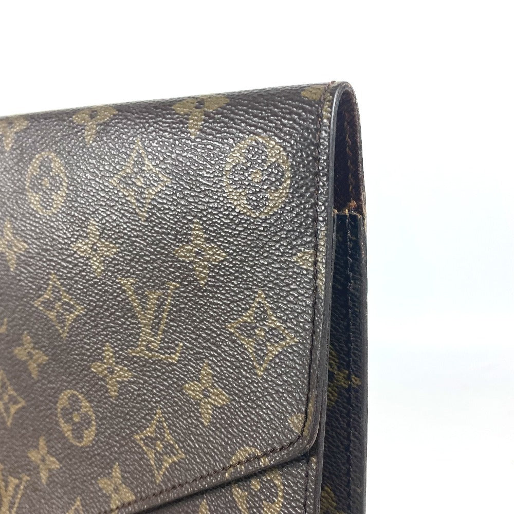 LOUIS VUITTON Clutch bag M53335 Monogram canvas Brown Monogram Porte Document Senator unisex(Unisex) Used