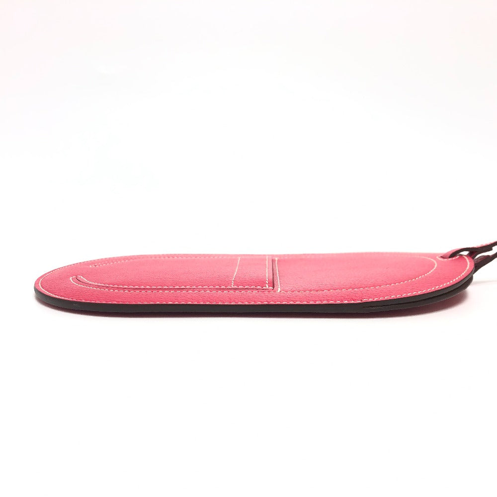 HERMES iPhone case leather pink Smartphone case In the Loop To-Go GM Shoulder Pouch Women Used