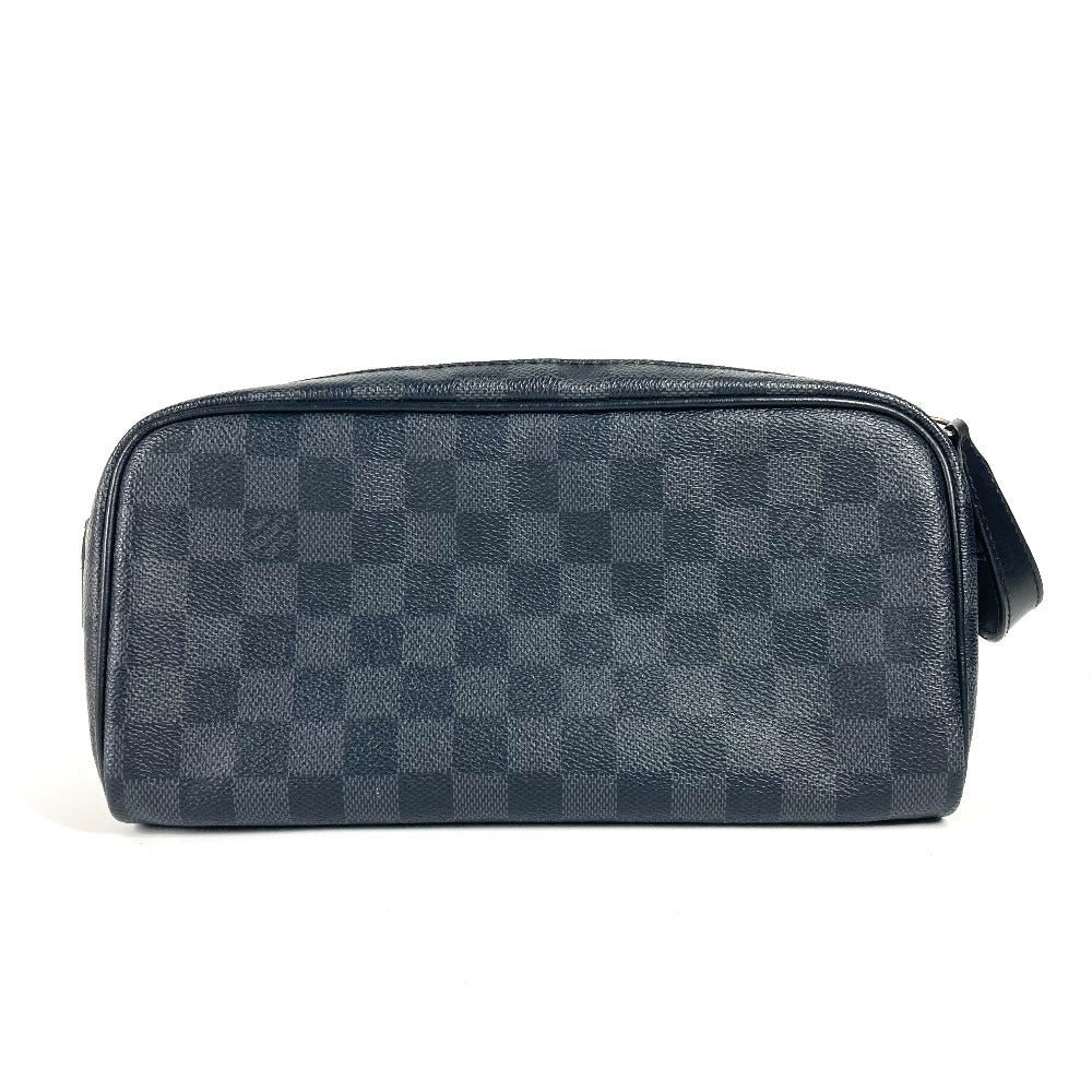 LOUIS VUITTON business bag N40127 Damier Grafitto Canvas black Damier Graphite Dop kit