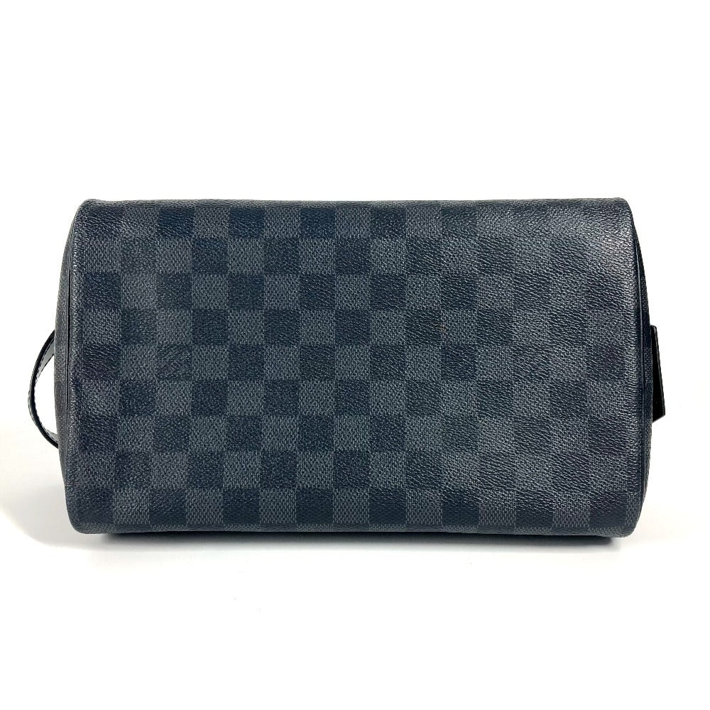 LOUIS VUITTON business bag N40127 Damier Grafitto Canvas black Damier Graphite Dop kit