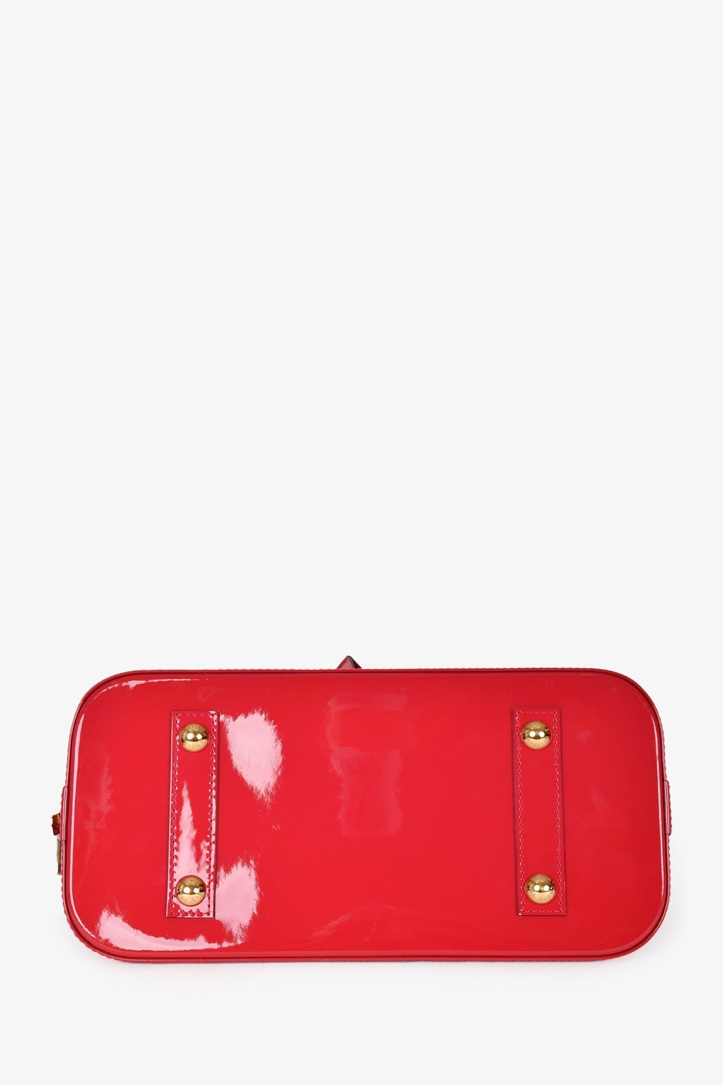 Louis Vuitton 2013 Fuchsia Vernis Patent Leather Alma PM Top Handle