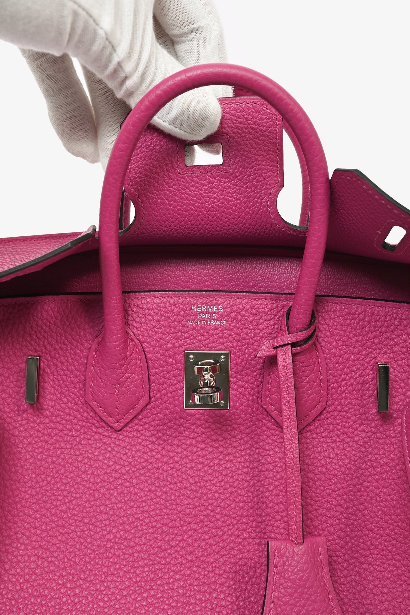 Hermes 2020 Magenta Tosca Togo Leather Birkin 25