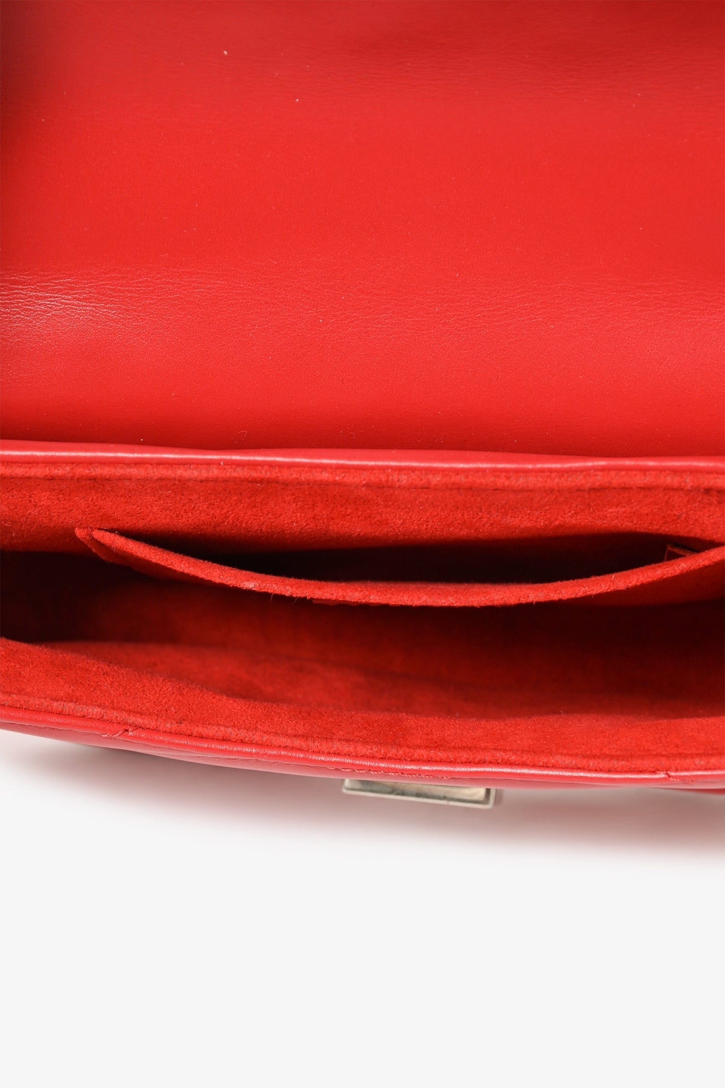 Louis Vuitton 2019 Red Ecarlate Leather New Wave MM Chain Bag