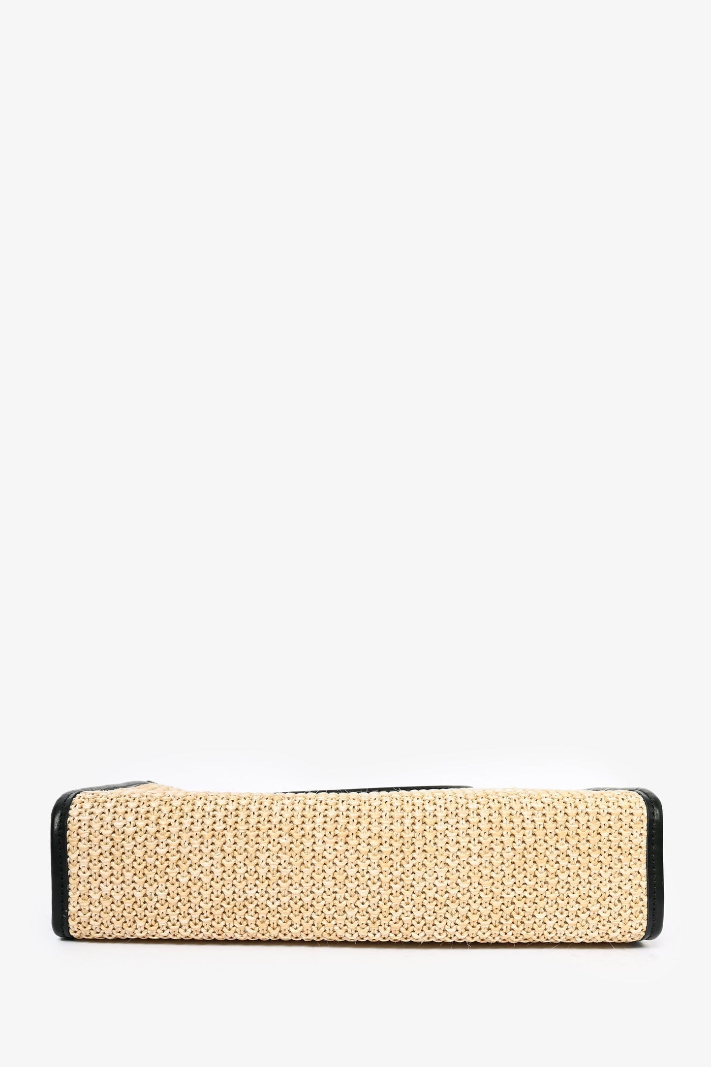 Louis Vuitton Beige/Black Raffia/Leather Toiletry Pouch on Chain