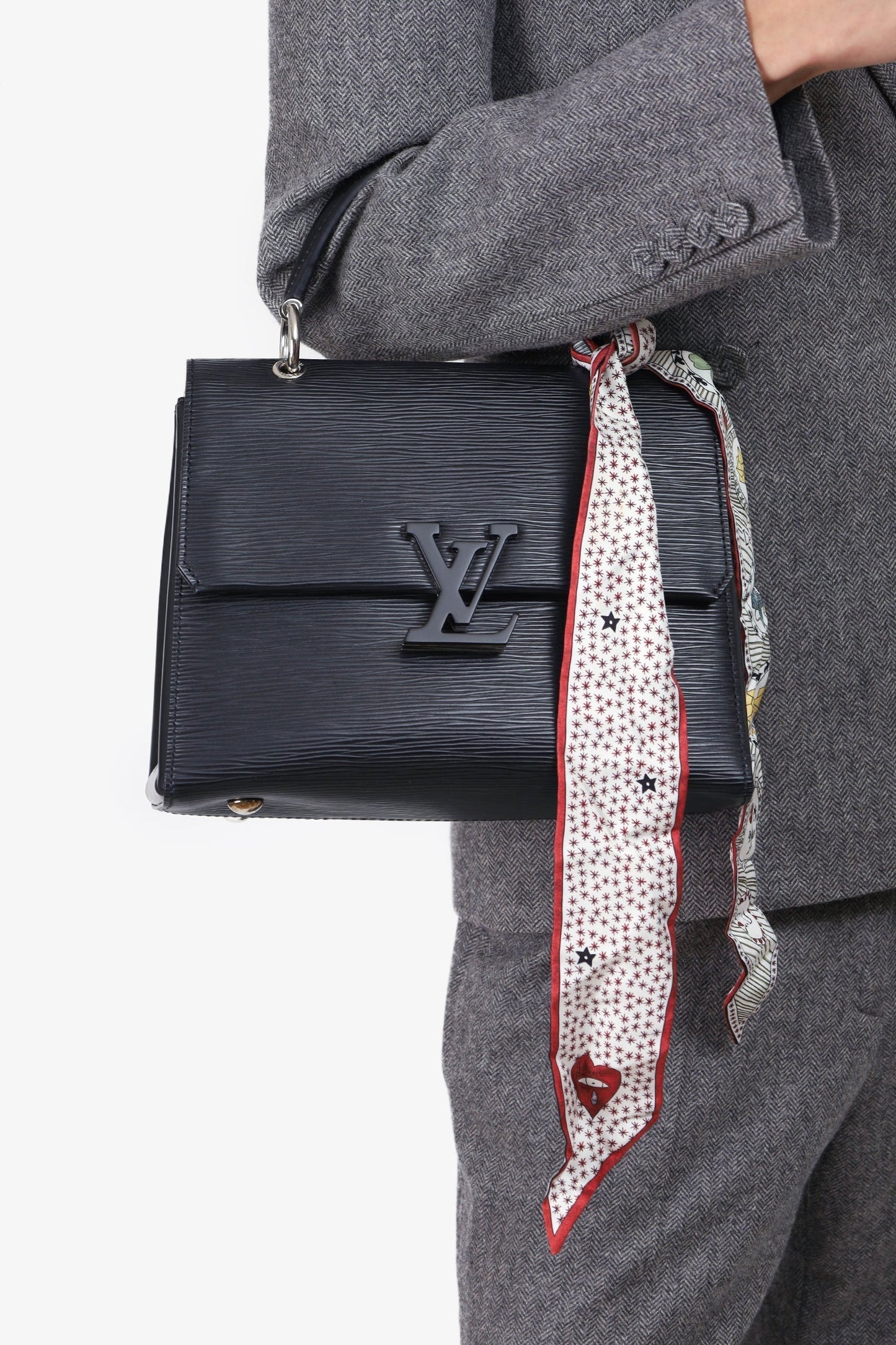Louis Vuitton 2019 Black Epi Leather Grenelle PM Top Handle with Strap