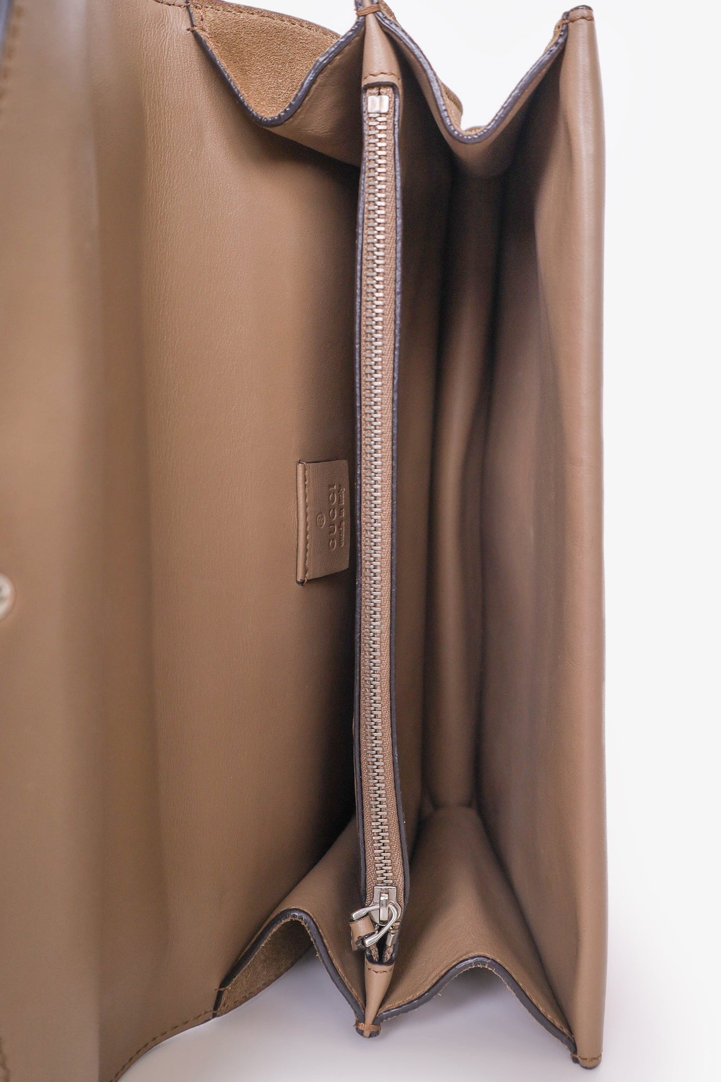 Gucci Brown Suede Medium Dionysus Shoulder Bag