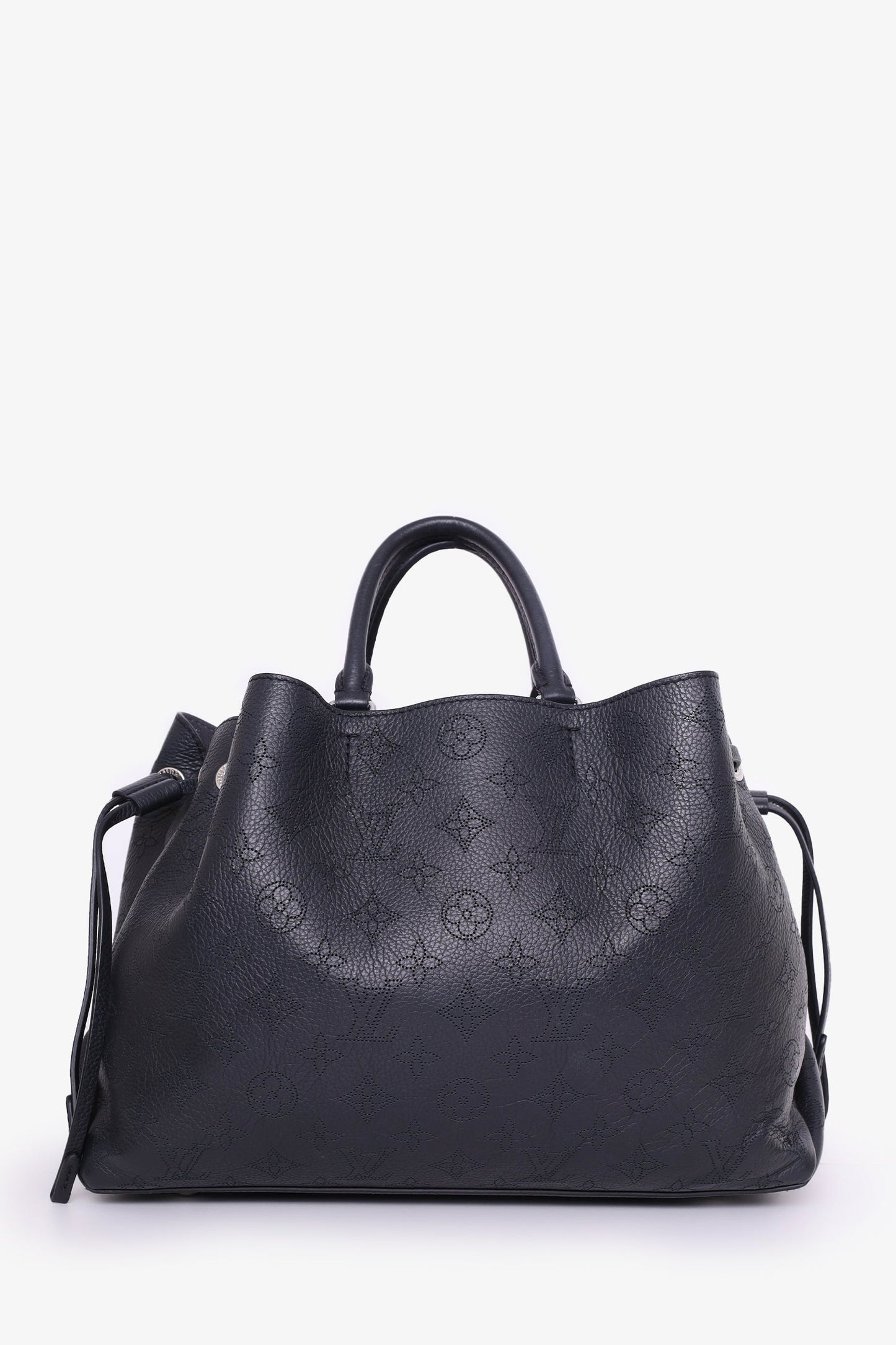 Louis Vuitton 2022 Black Mahina Leather Monogram Tote Bag