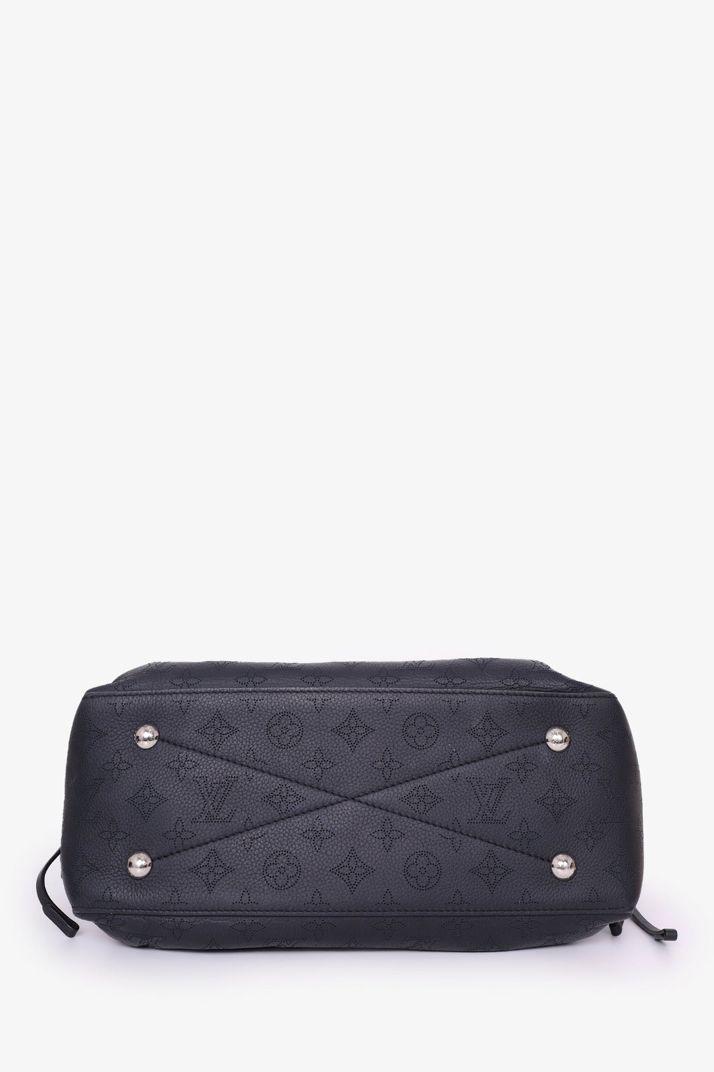 Louis Vuitton 2022 Black Mahina Leather Monogram Tote Bag